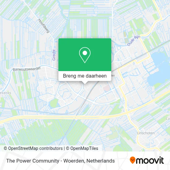 The Power Community - Woerden kaart