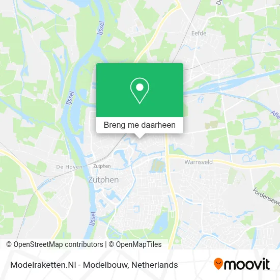 Modelraketten.Nl - Modelbouw kaart