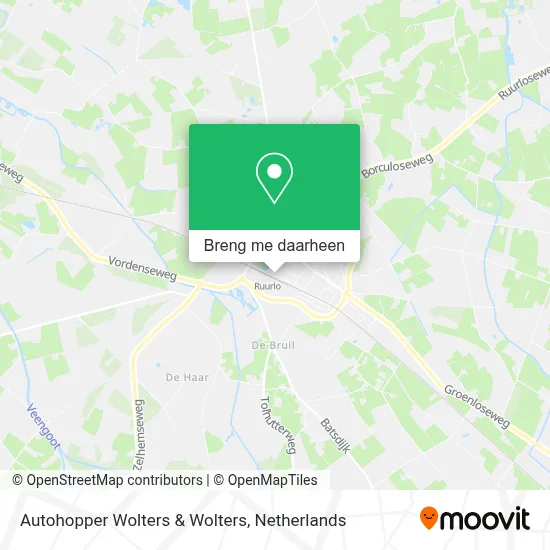 Autohopper Wolters & Wolters kaart