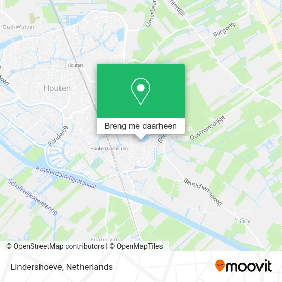 Lindershoeve kaart