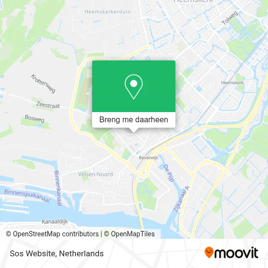 Sos Website kaart