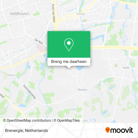 Brenergie kaart