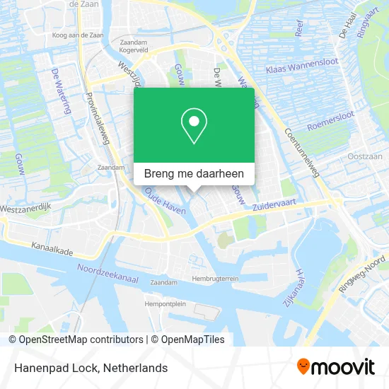 Hanenpad Lock kaart