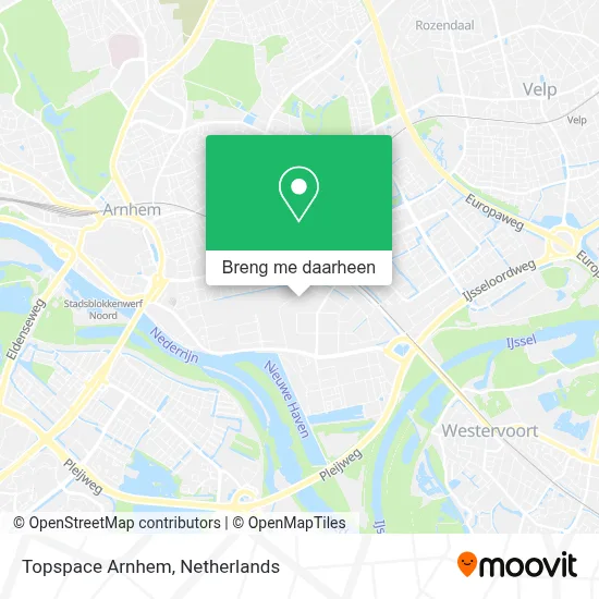 Topspace Arnhem kaart
