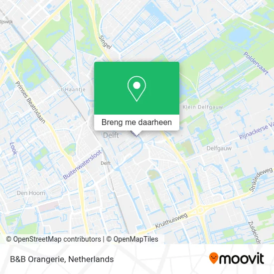 B&B Orangerie kaart