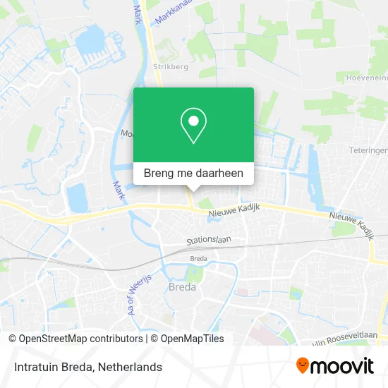 Intratuin Breda kaart