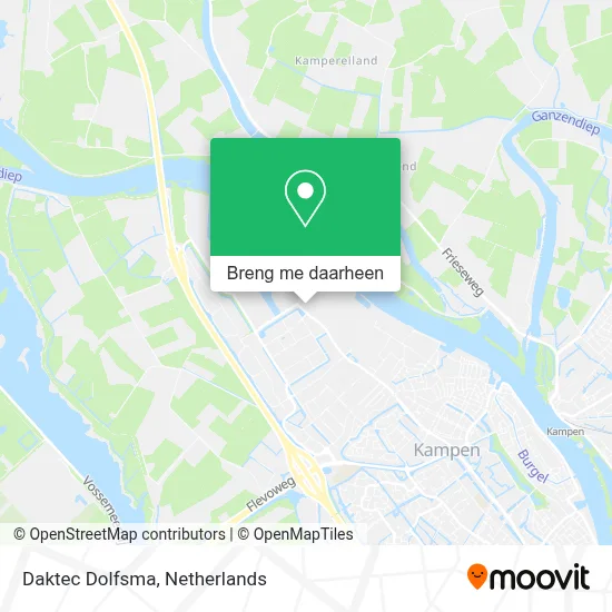 Daktec Dolfsma kaart