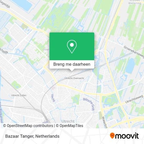 Bazaar Tanger kaart