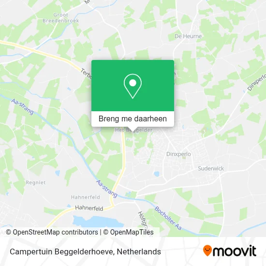 Campertuin Beggelderhoeve kaart