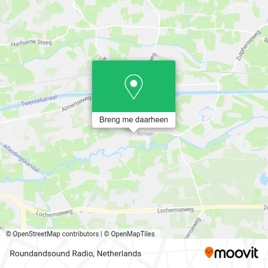 Roundandsound Radio kaart