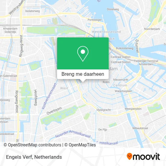 Engels Verf kaart