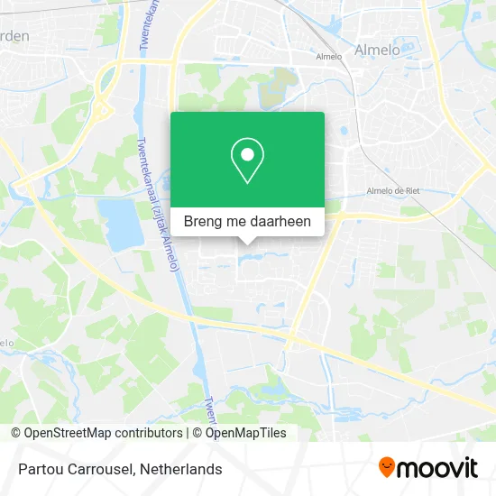 Partou Carrousel kaart