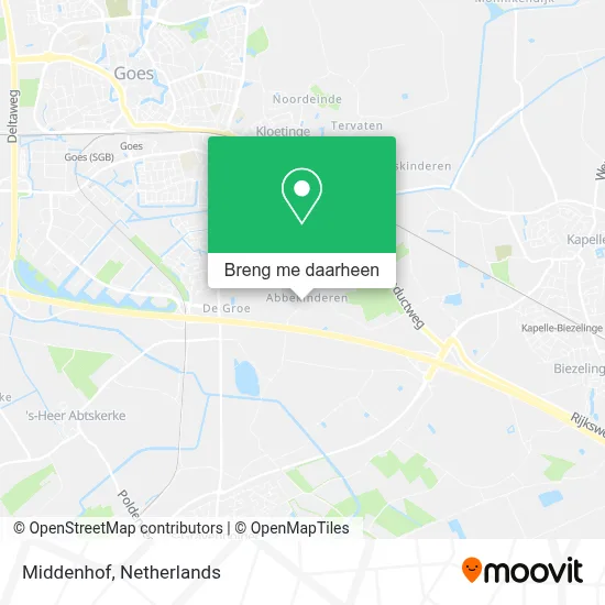 Middenhof kaart