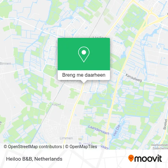 Heiloo B&B kaart