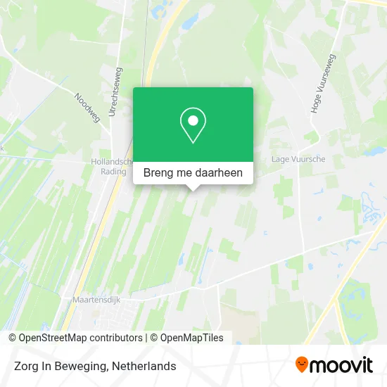 Zorg In Beweging kaart