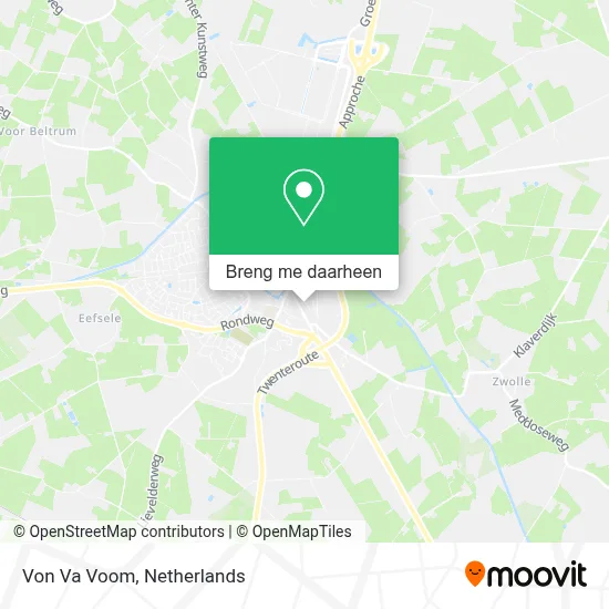 Von Va Voom kaart