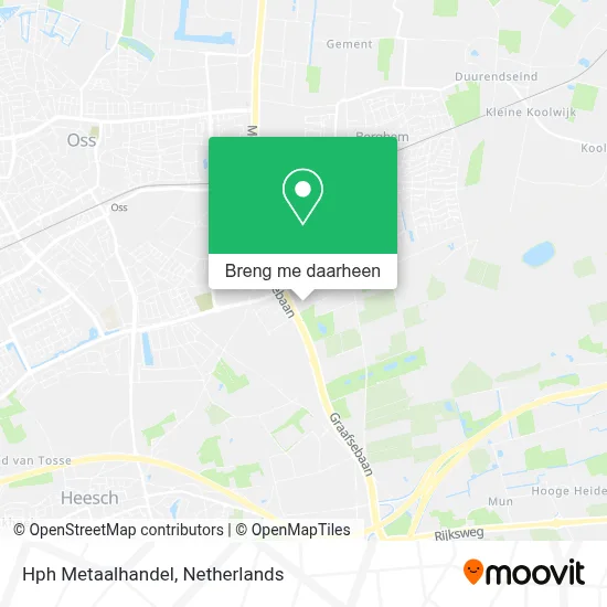 Hph Metaalhandel kaart