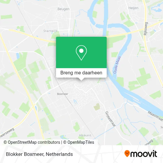 Blokker Boxmeer kaart