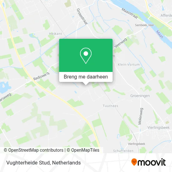 Vughterheide Stud kaart
