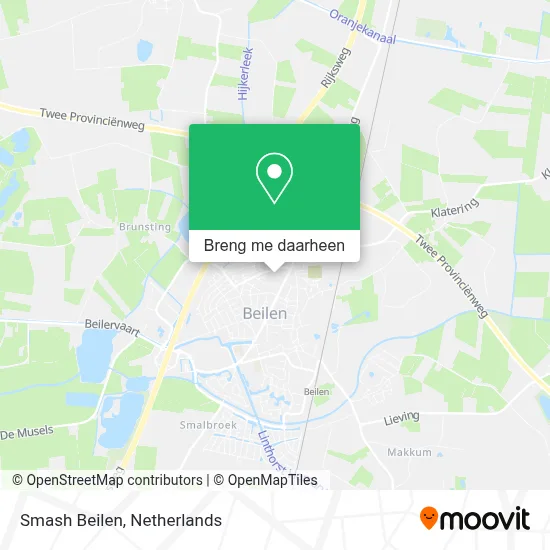 Smash Beilen kaart