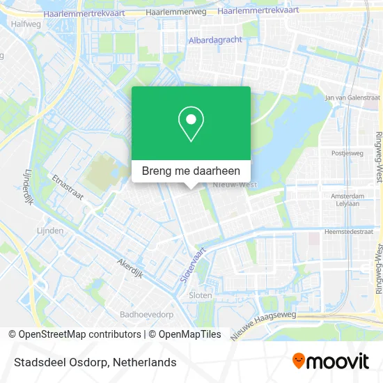 Stadsdeel Osdorp kaart