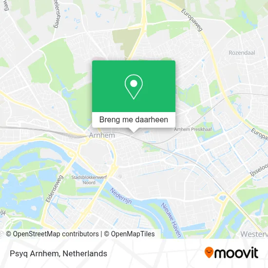 Psyq Arnhem kaart