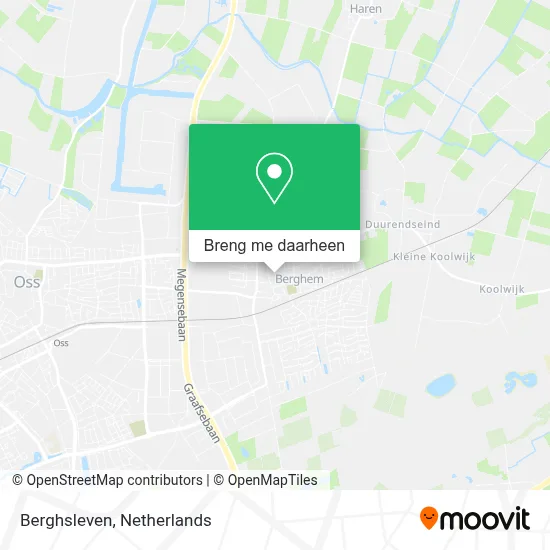 Berghsleven kaart