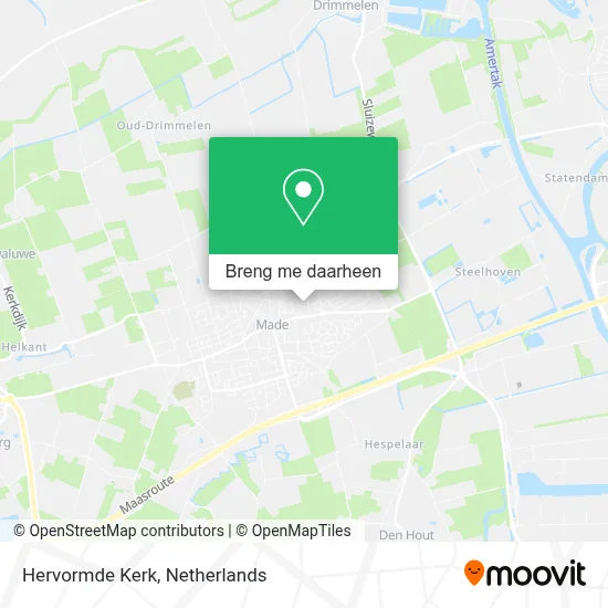 Hervormde Kerk kaart