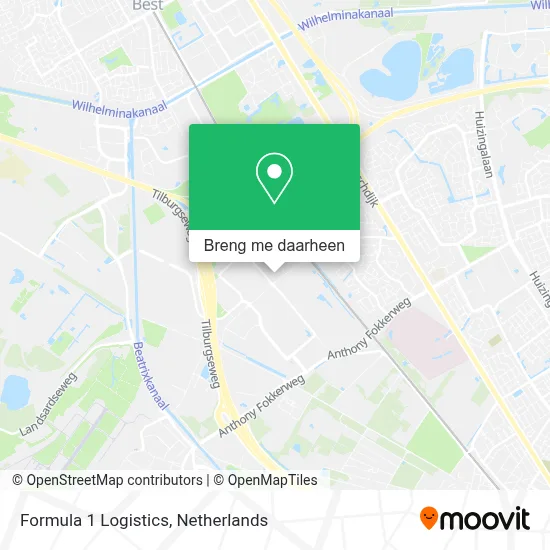 Formula 1 Logistics kaart