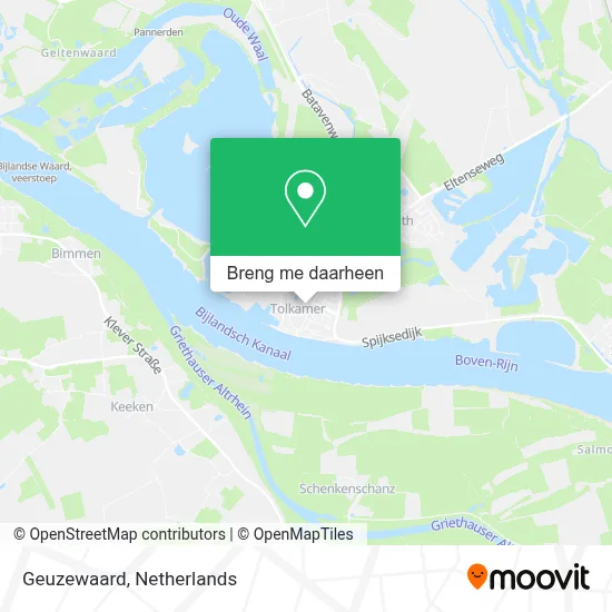 Geuzewaard kaart