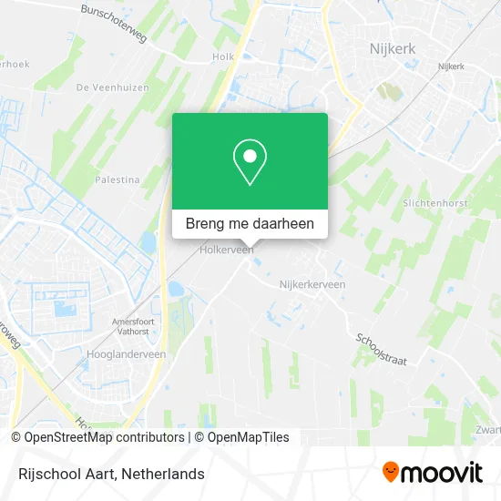Rijschool Aart kaart