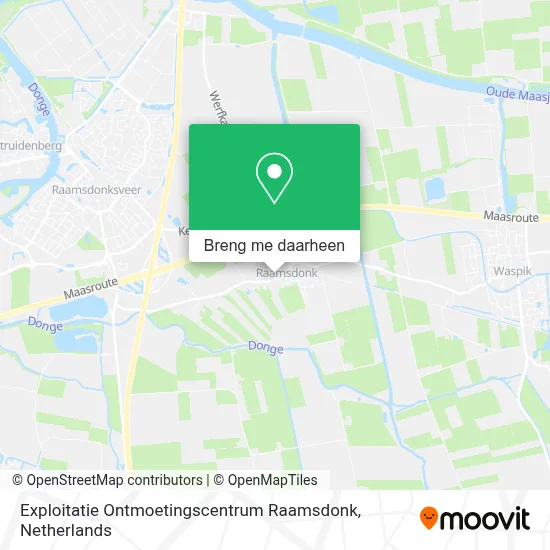 Exploitatie Ontmoetingscentrum Raamsdonk kaart