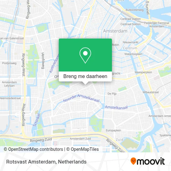 Rotsvast Amsterdam kaart