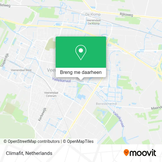 Climafit kaart