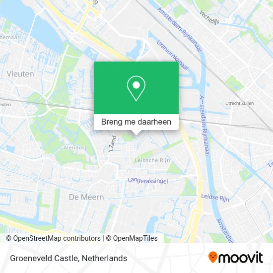 Groeneveld Castle kaart