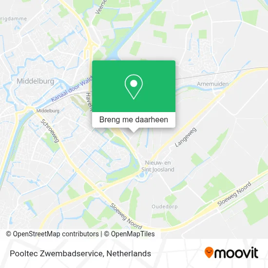 Pooltec Zwembadservice kaart