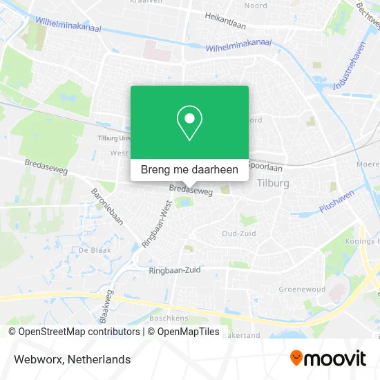 Webworx kaart