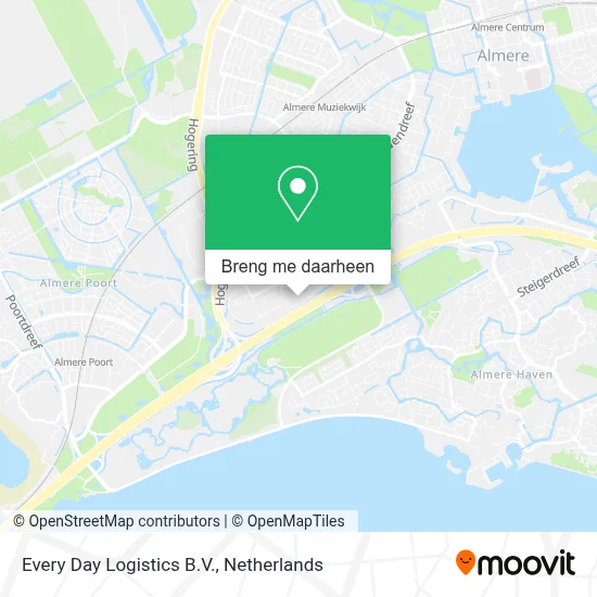 Every Day Logistics B.V. kaart