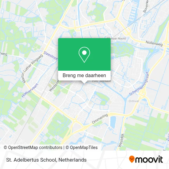 St. Adelbertus School kaart