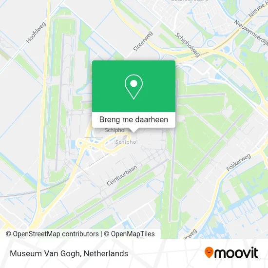Museum Van Gogh kaart