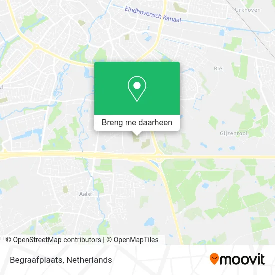 Begraafplaats kaart