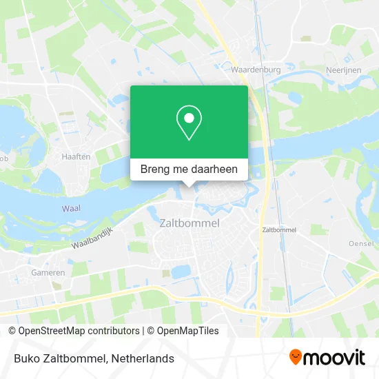 Buko Zaltbommel kaart