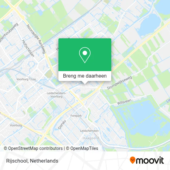 Rijschool kaart