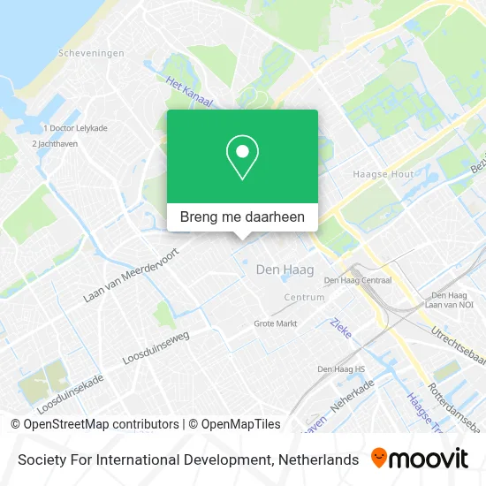 Society For International Development kaart