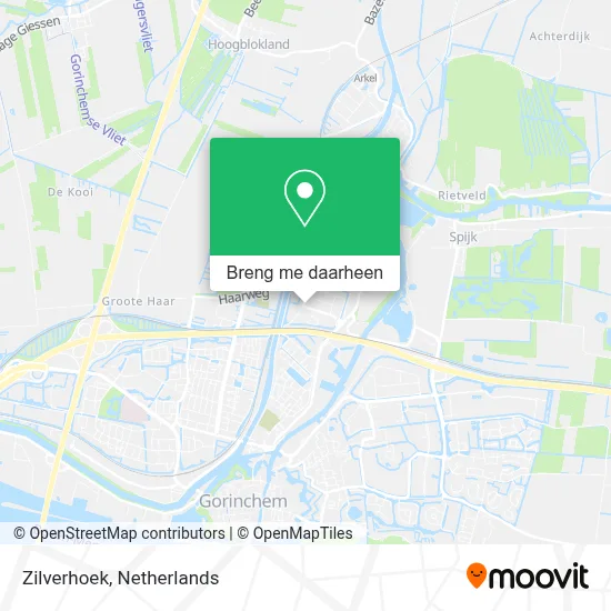 Zilverhoek kaart