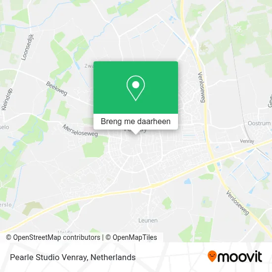 Pearle Studio Venray kaart