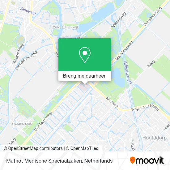 Mathot Medische Speciaalzaken kaart