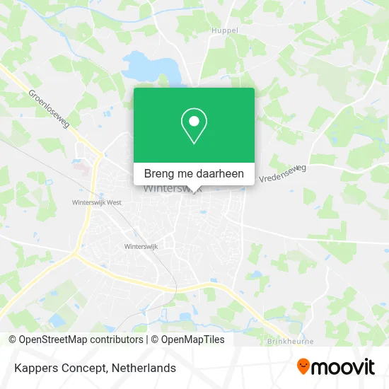 Kappers Concept kaart