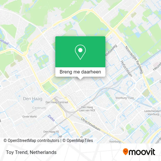 Toy Trend kaart