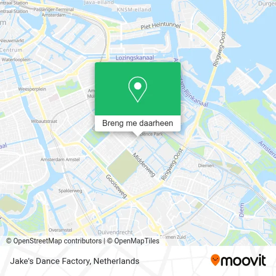 Jake's Dance Factory kaart